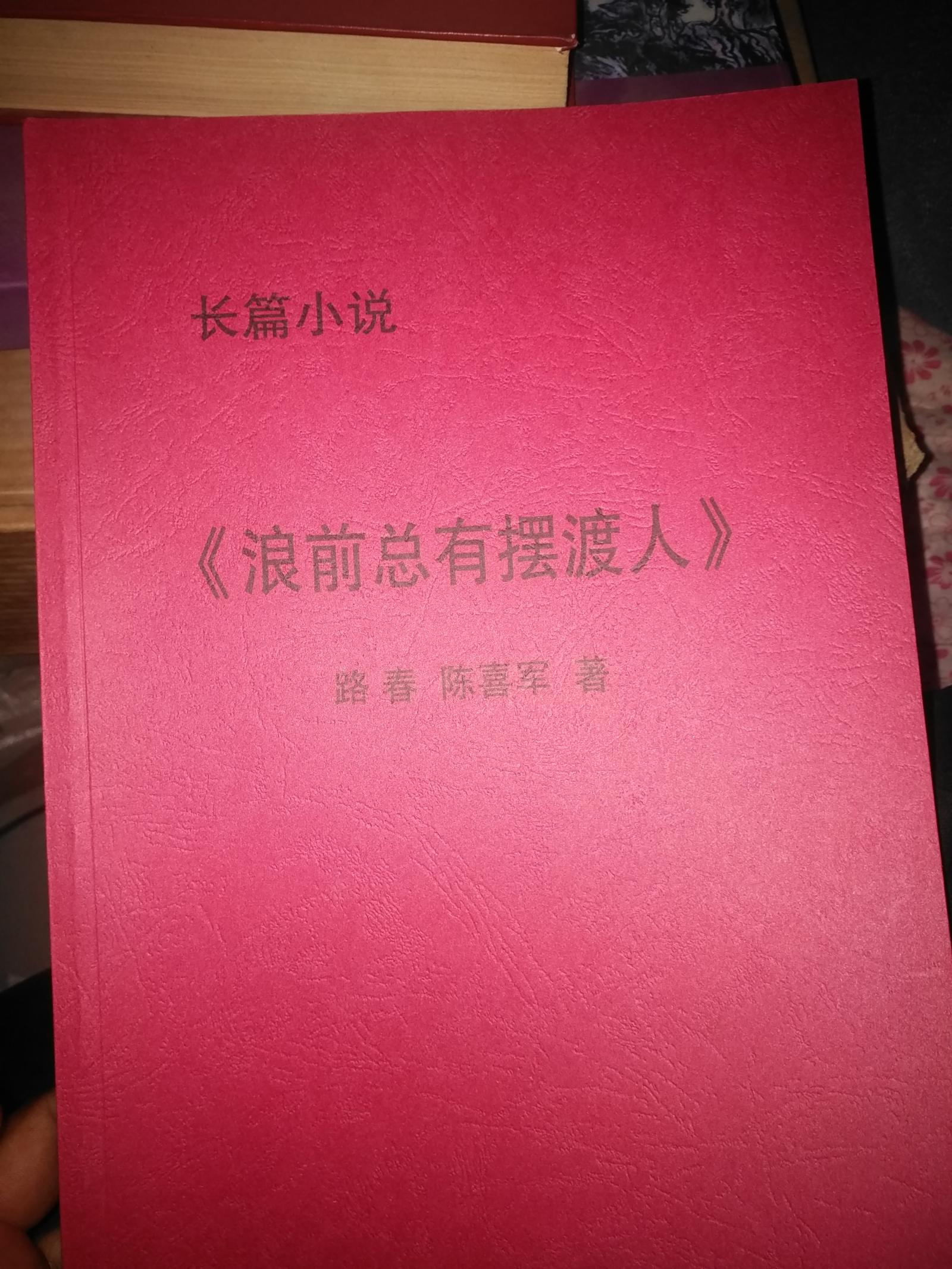 長篇小說 浪前總有擺渡人  劇本
