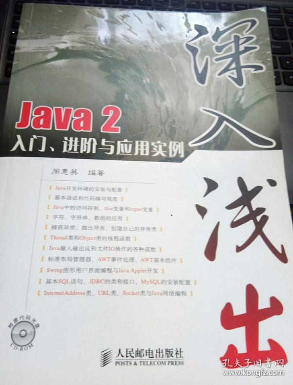 深入浅出：Java 2入门、进阶与应用实例（附光盘）