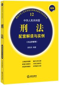 最新中华人民共和国刑法配套解读与实例（含法律解释）