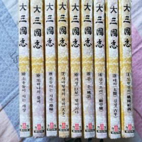 大三国志（精装1～10册缺第二册）韩文原版