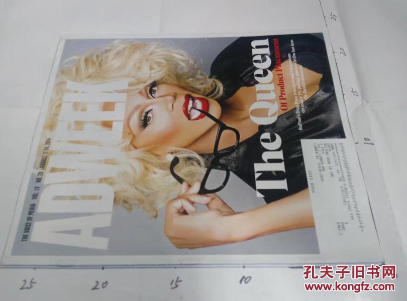 Adweek  THE VOICE OF MEDIA (Magazine) 2014/08/11-24广告媒体艺术设计外文杂志