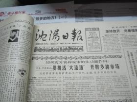 （生日报）沈阳日报1985年7月17日