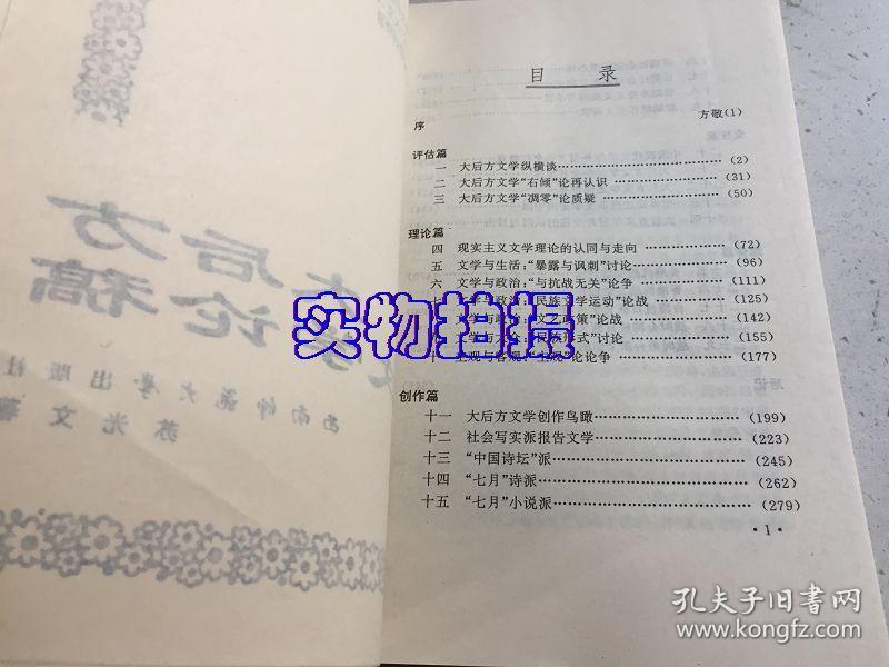 大后方文学论稿