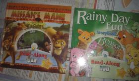 Randall`s new bike;missah`s mane ;beauty and the beast;rainy day fun;　( storybook& read-along)　4个合售　都有DVD