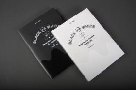 经典书籍特卖  Black & White: New Monochrome Graphics 黑与白设计  平面设计书籍 黑白随机发