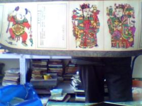 国家非物质文化遗产朱仙镇木板年画作品大长卷，全长10米左右，超震撼，包括书法和朱仙镇木版年画，