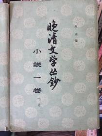 晚清文学丛钞 第一卷上下