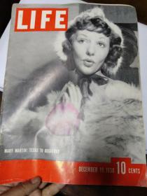 1938年美国《生活》杂志，封面女郎玛丽马丁，内容有美国二战时第一支机械化骑兵旅，原子弹等～