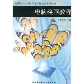 高校数字艺术类专业基础技能实训教材：电脑绘画教程（附光盘1张）正版现货库存书品相好无破损无字迹图片实物拍摄