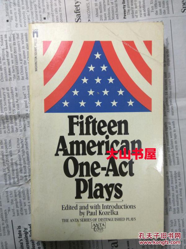 Fifteen American One-Act Plays 美国独幕剧15部 英文原版正版