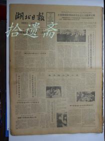 湖北日报1982年1月20日金石《玲声》河山怀《花恋》江乐山《佳木篇》