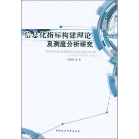 正版书 信息化指标构建理论及测度分析研究