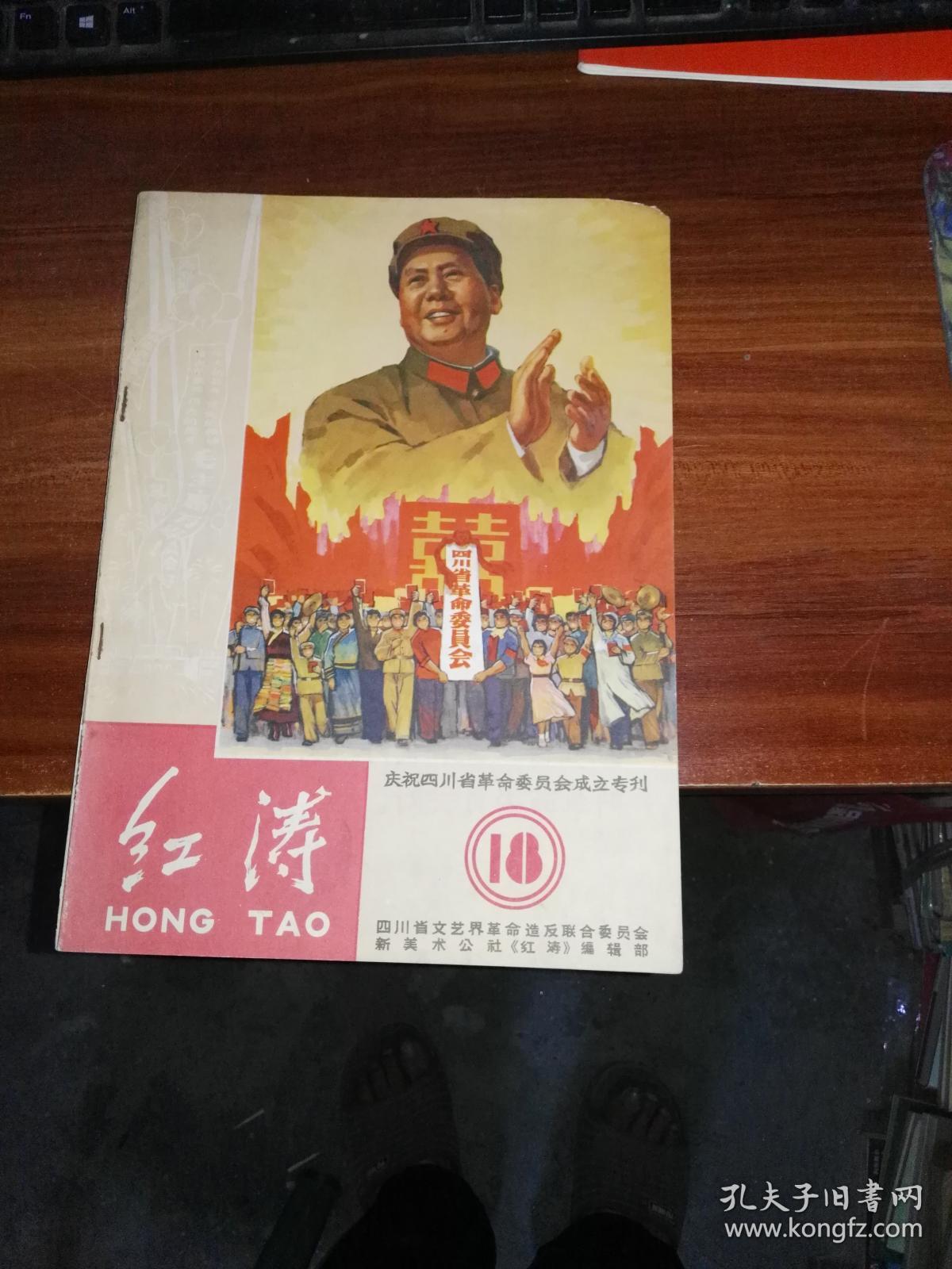 《红 涛》第18期（极品画册1968年，大16开平装，三分之二彩色画页）