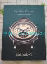 SOTHEBYS  香港苏富比 2008年10月7日 精美钟表 腕表 拍卖图录  IMPORTANT WATCHES