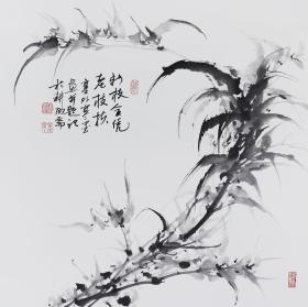 竹    花鸟  （水墨纸本硬卡）