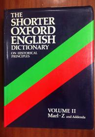 补图 英语学习的权威字典The Shorter Oxford English Dictionary 英国进口原版辞典 牛津英语大词典(简明本) 第三版 两卷本