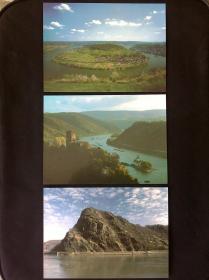 （明信片）联合国科教文世界文化遗产保护区中上游莱茵峡谷