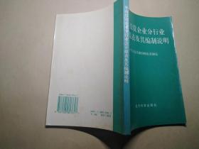 外商投资企业分行业会计报表及其编制说明