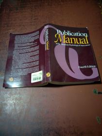 Publication Manual of the American Psychological Association Fourth Edition【美国心理协会出版手册】原版 扉页有名字