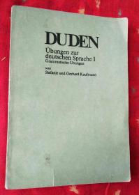 Übungen zur deutschen Sprache I Grammatische Übungen杜登德语练习 1《语法练习》德文版32开