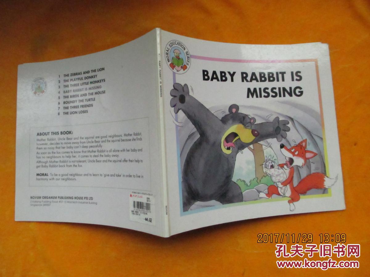 BABY RABBIT IS MISSING