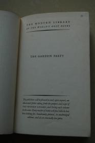 The Garden Party （花园酒会，英文原版、布面精装）