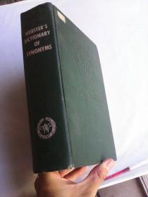 Webster's  Dictionary of  Synonyms   16开厚册韦氏同义词词典  大量同义词用法辨析  1951年初版