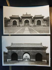 民国北京天坛入口老照片共两张