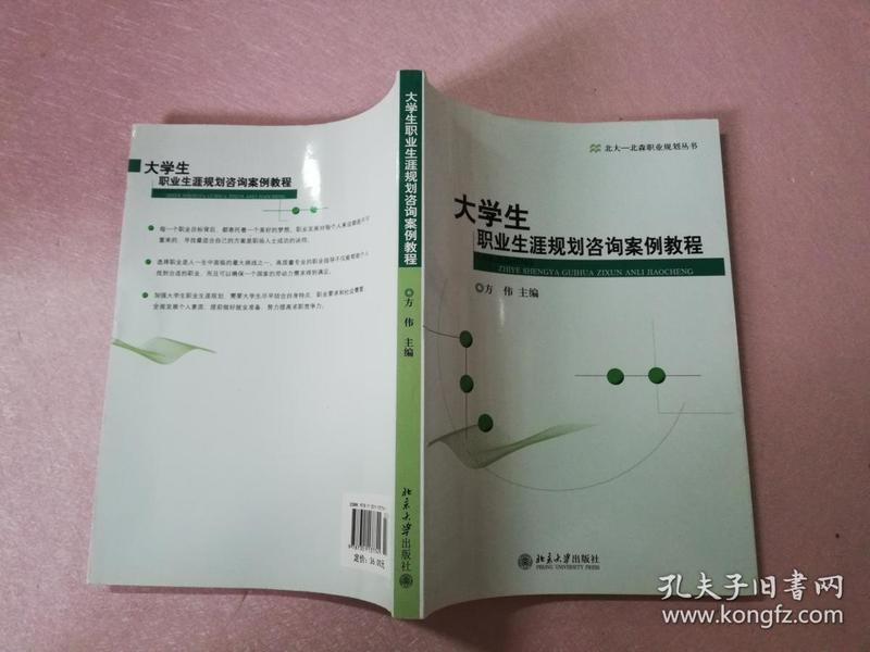 大学生职业生涯规划咨询案例教程【实物拍图】