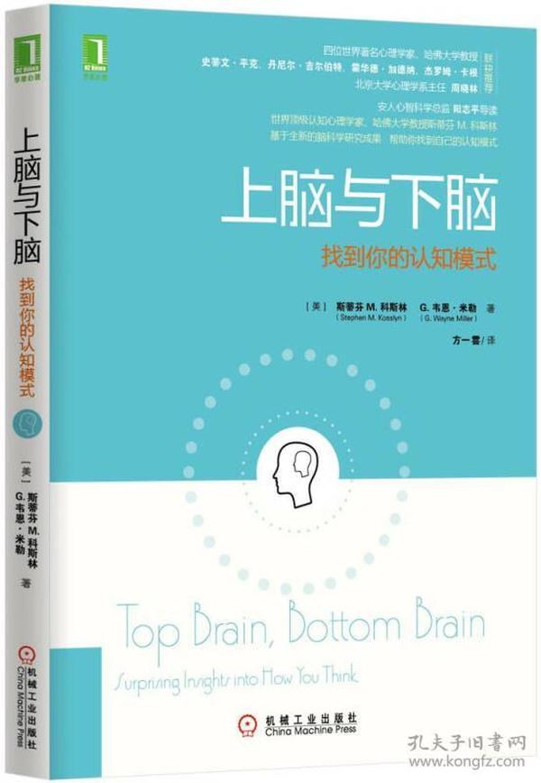 上脑与下脑：找到你的认知模式：世界顶级认知心理学家、哈佛大学教授基于全新的脑科学研究成果，帮助你找到自己的认知模式