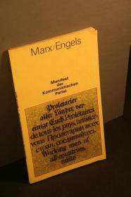 英文原版，马克思/恩格斯著《共产党宣言》1984年出版,104页