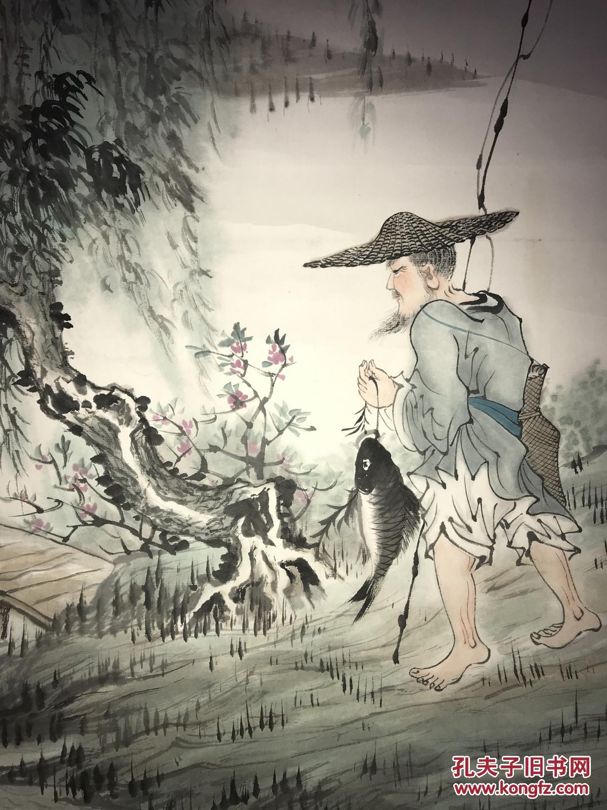 点击查看原图 吴观岱关门弟子周文彬甲申年精品得利图立轴68x45