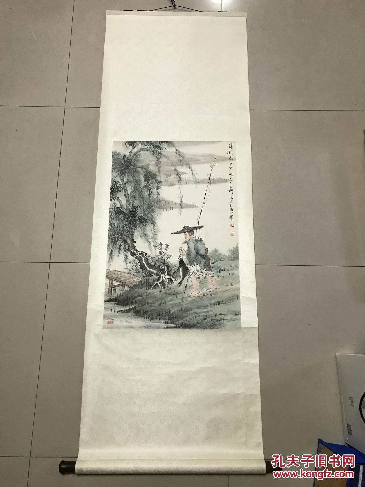 点击查看原图 吴观岱关门弟子周文彬甲申年精品得利图立轴68x45