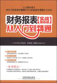 财务报表（实战演练版）从入门到精通