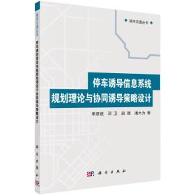 城市交通丛书：停车诱导信息系统规划理论与协同诱导策略设计