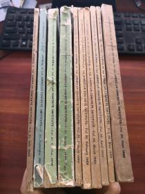 journal of the american concrete institute  1，3-12册  缺第二册  共10册 1959年