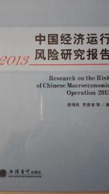 中国经济运行风险研究报告2013现货处理