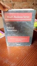 West's Business Series 2013 Federal Securities