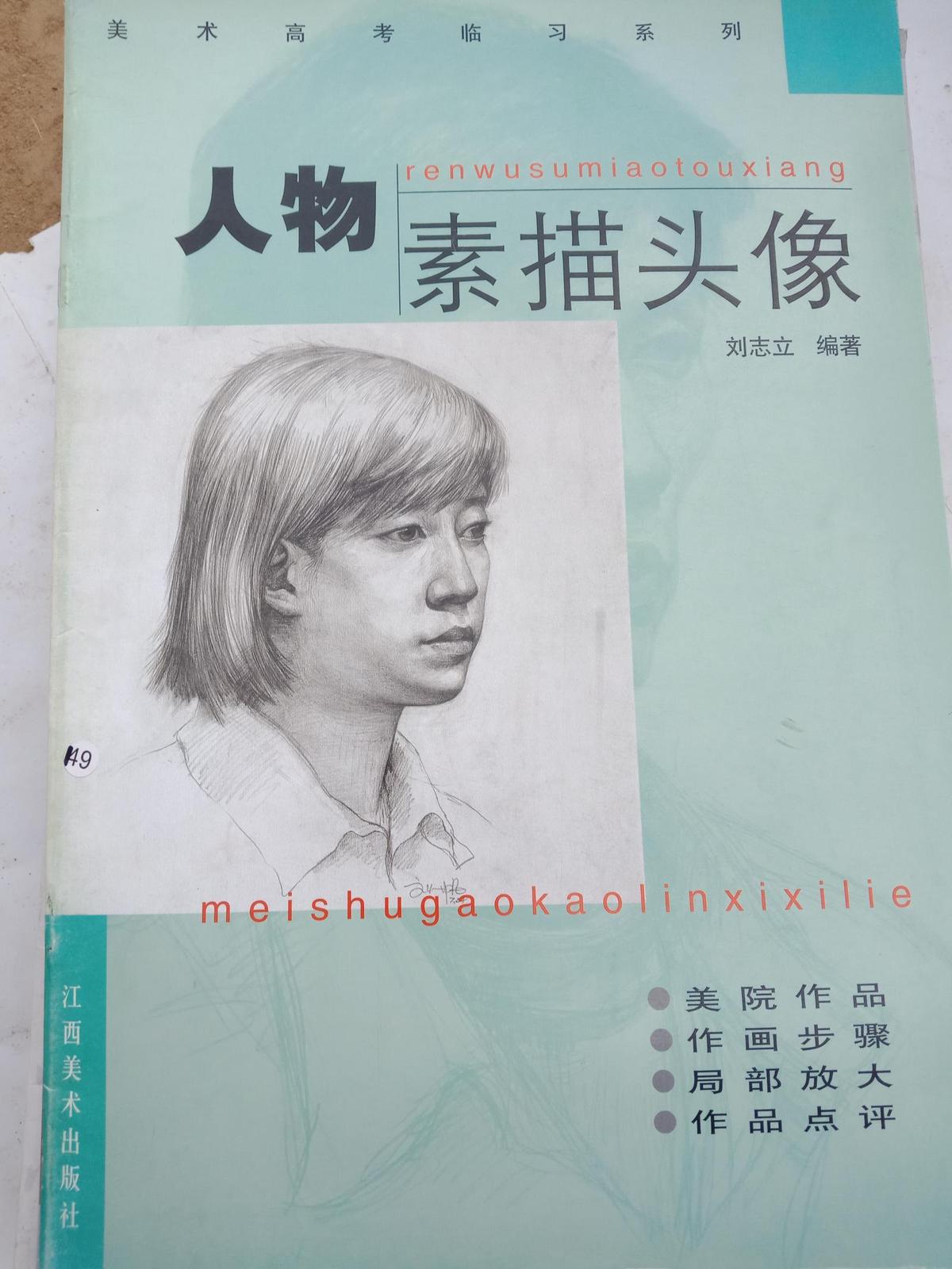 人物素描頭像、、 .