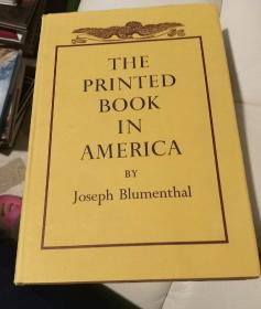 The Printed Book in America         m