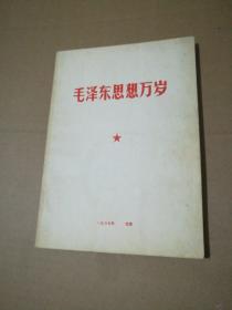 毛泽东思想万岁 1967年北京 毛泽东像