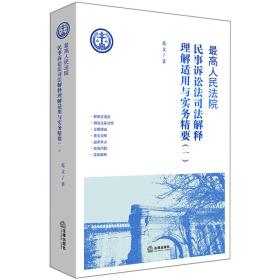 最高人民法院民事诉讼法司法解释理解适用与实务精要（一）