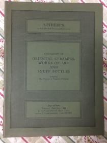 伦敦苏富比1981年7月28日图录