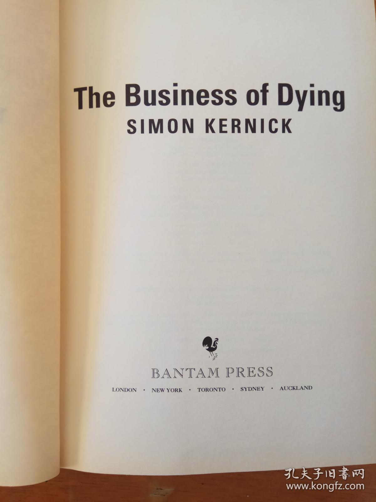 Simon kernick:The business of dying