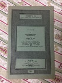 伦敦苏富比1972年7月25日图录