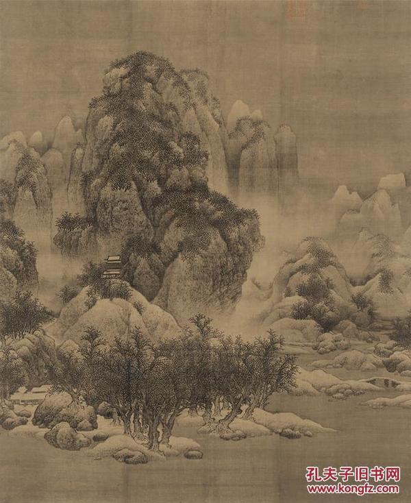 范宽   雪景寒林图（北京保利限量精臻复制）