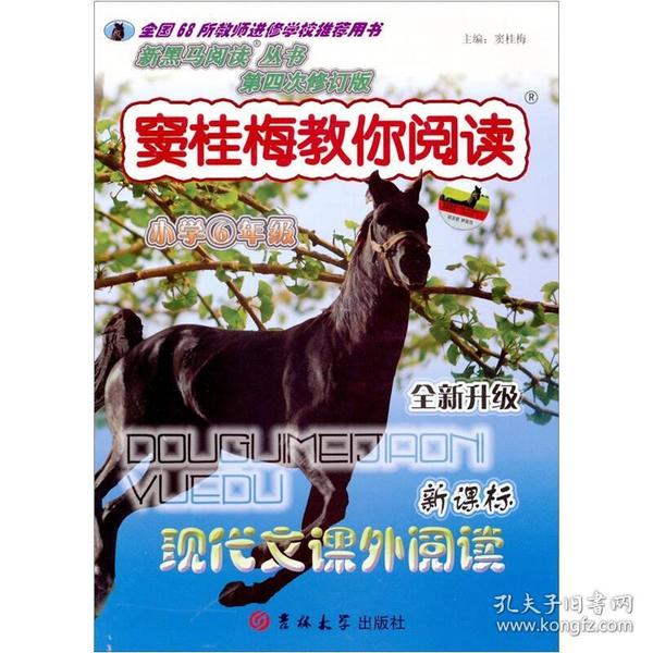 新黑马阅读丛书·窦桂梅教你阅读：现代文课外阅读（小学6年级 新课标 全新升级 第四次修订版）