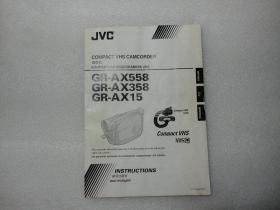 JVC GR-AX558/AX358/AX15摄像机说明书
