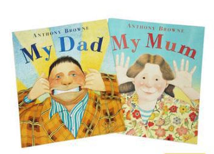 英文原版 正版：My Mum & My Dad (Anthony Browne) 我妈妈、我爸爸两册套装(安东尼·布朗绘本)