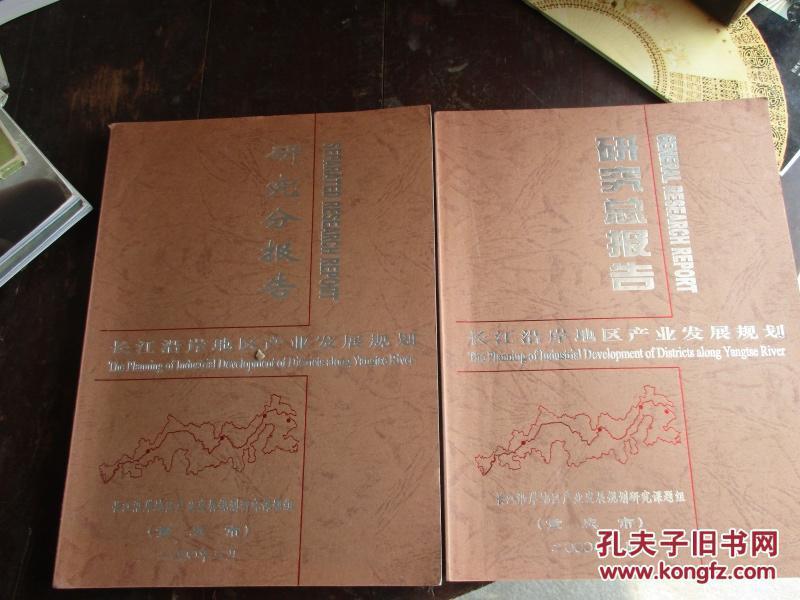 长江沿岸地区产业发展规划（总报告、分报告各一册）